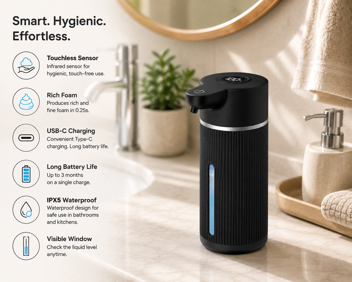 Mivora PureFlow Touchless Soap Dispenser